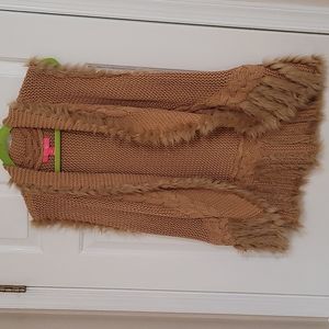 Sandler Castle Torini Faux Fur Vest Large